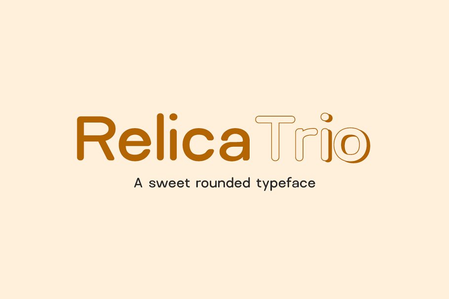 Font Relica Rounded